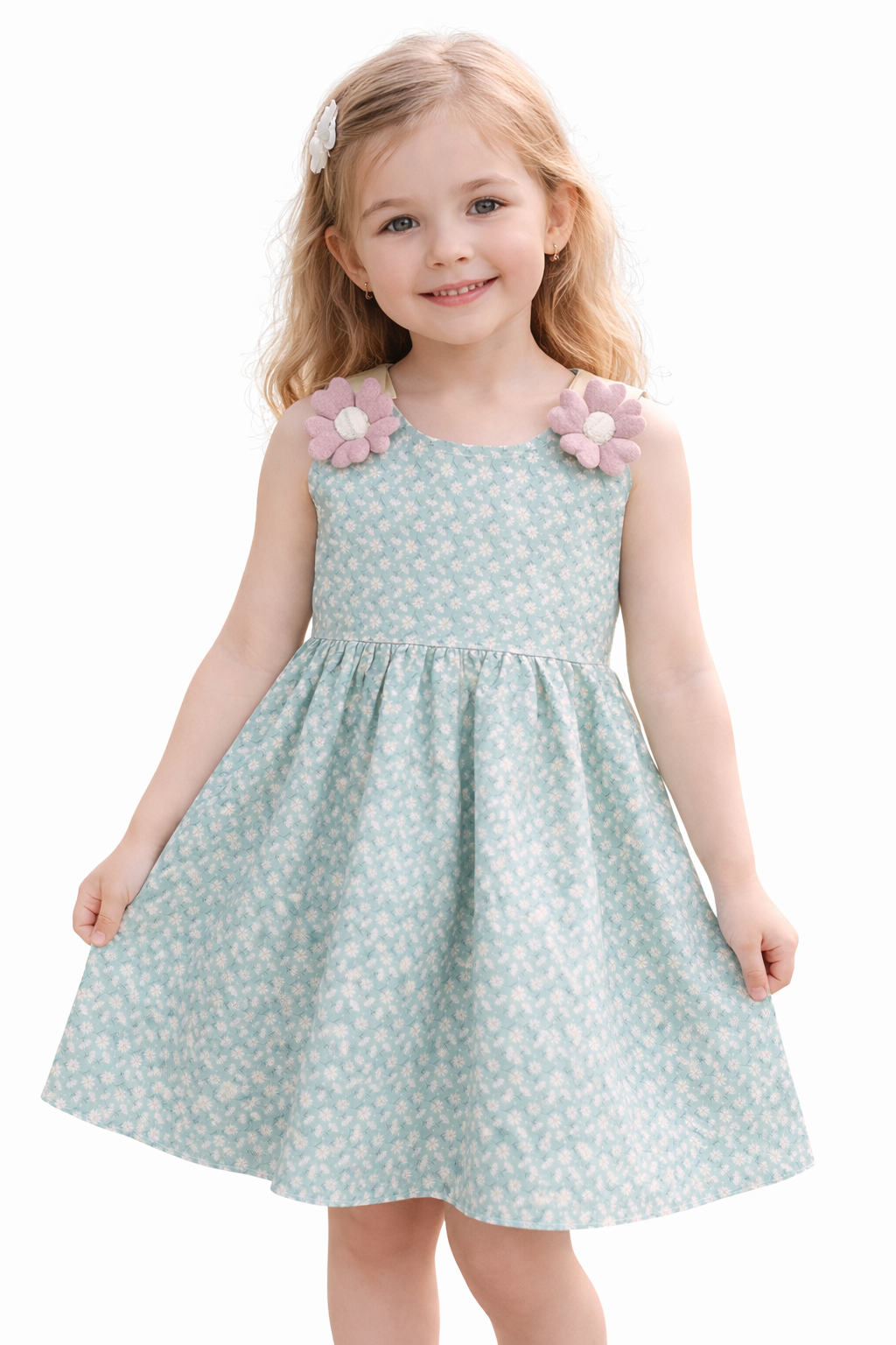 Laze Mint Blossom Dress