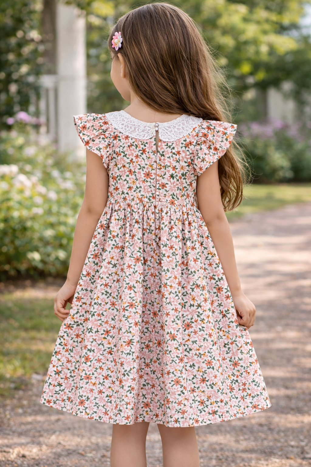 Laze handmade floral Garden Dress