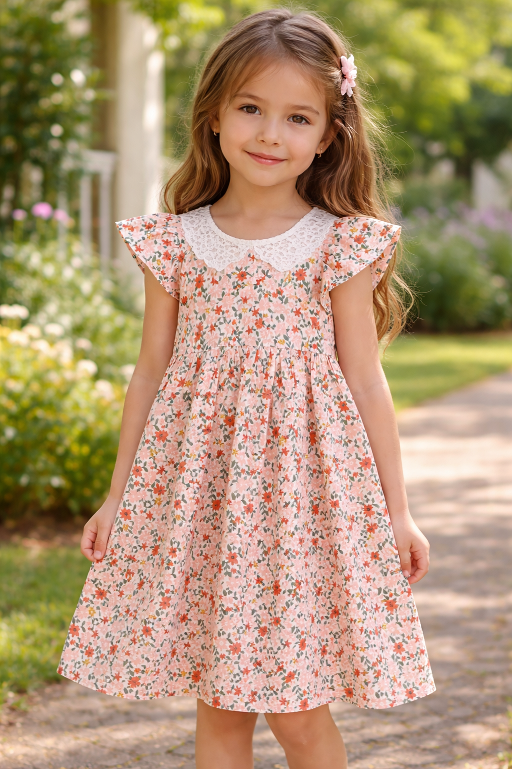 Laze handmade floral Garden Dress