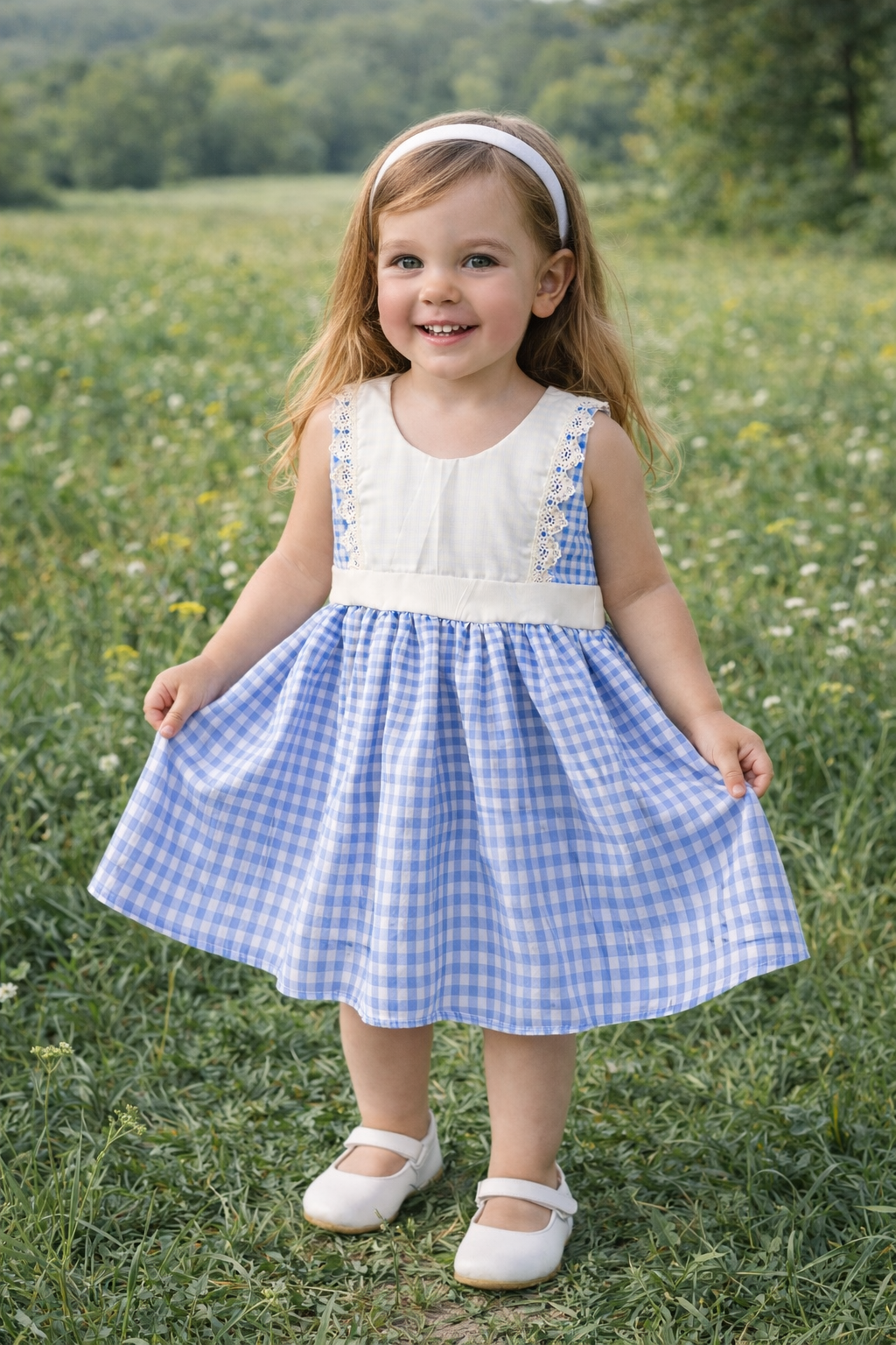 Sweet Meadow Girls Dress – Laze Handmade