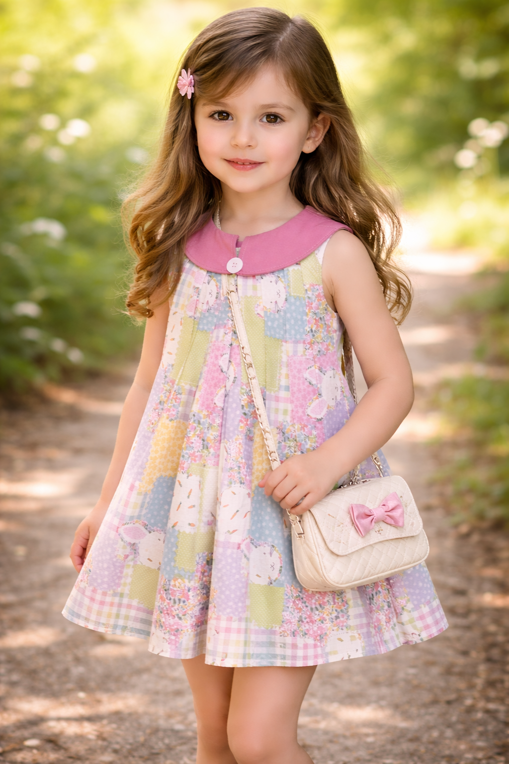 LAZE Rosalie Patchwork Heirloom Dress