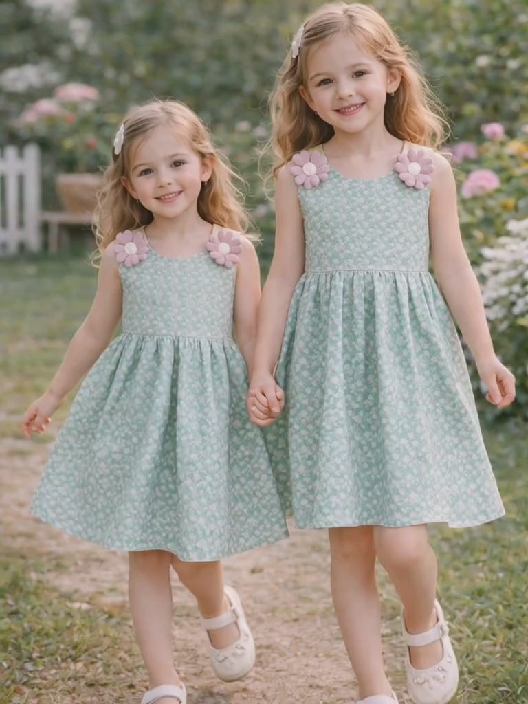 Laze Mint Blossom Dress